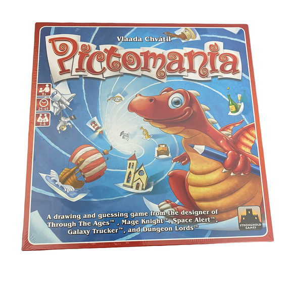 vlaada Chvatil Games Pictomania Drawing Guessing Board Game By