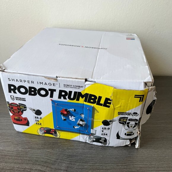 Sharper Image Toys Remote Control Rc Robot Fighting Set