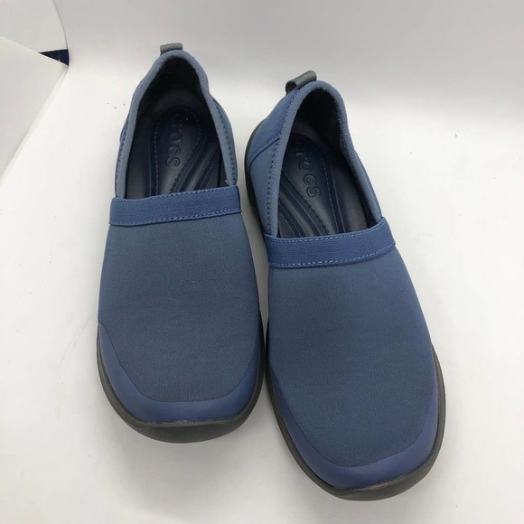 CROCS Shoes Crocs Duet Busy Day 2 Aline Satya Blue Arch Support Casual Slip On Poshmark