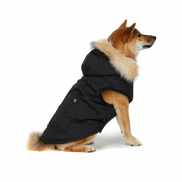 Pajar Dog Pajar Pup Barnard Insulated Puffer Jacket Dogs Hooded