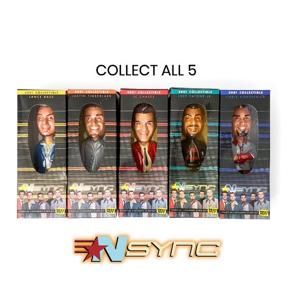 Best Buy Toys Nsync 20 Collector Bobble Doll Heads Collection Set