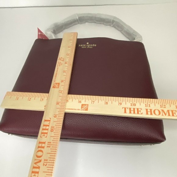 kate spade Bags Nwt Kate Spade Aubrey Chain Top Handle Leather Shoulder Bag Cherrywood New