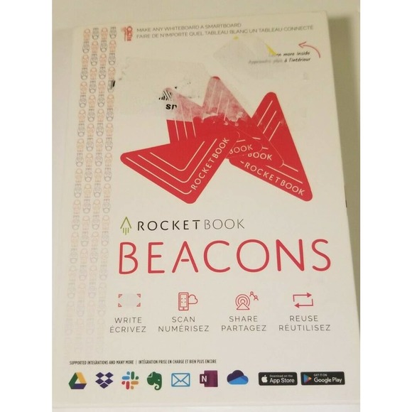 Rocketbook Office Rocketbook A4rcfr Beacons Smart Stickers For