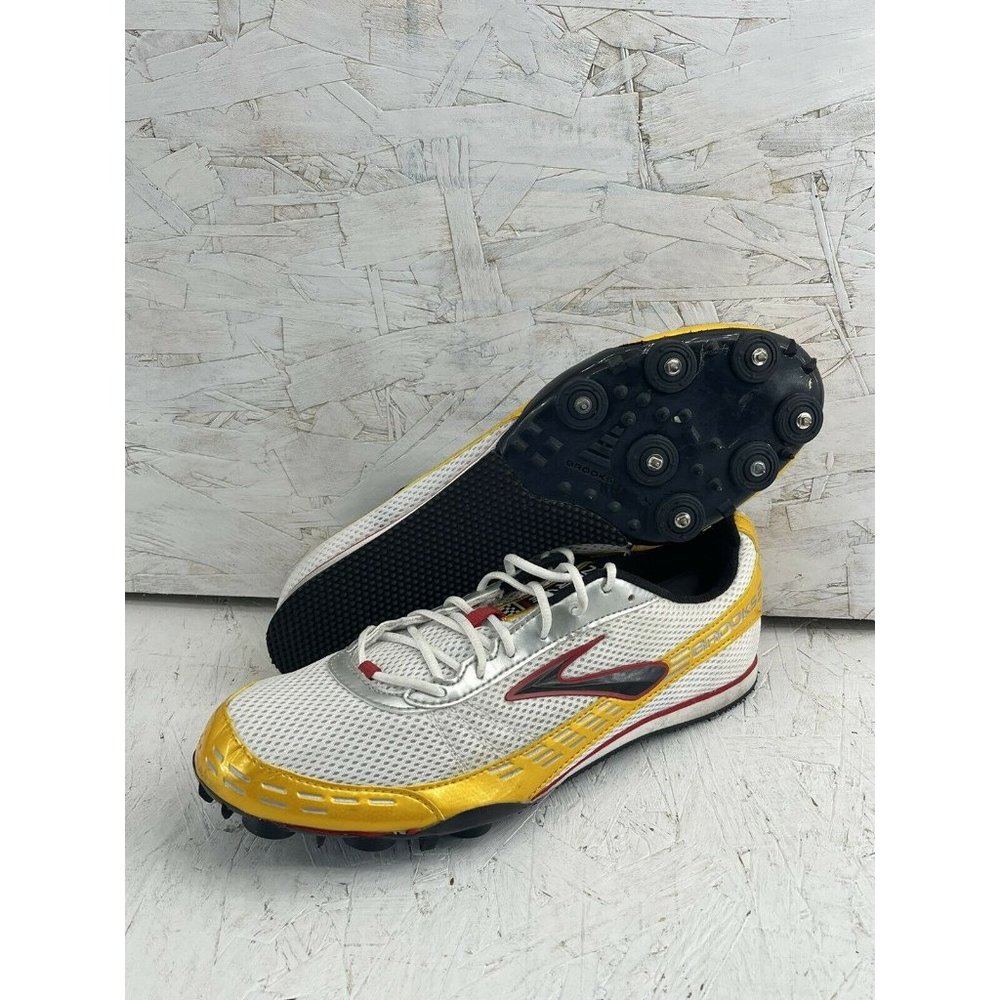 Brooks Nerve Track And Field Spikes Yellow With White… Gem