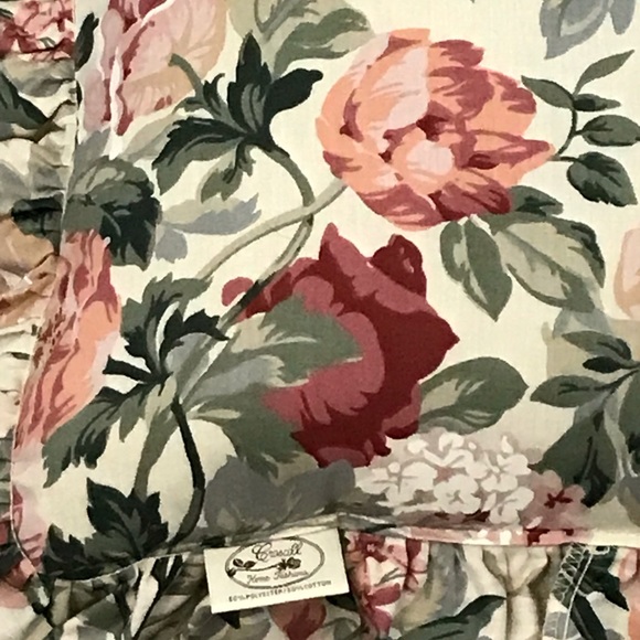 Croscill Accents Vintage Croscill Arbor Rose Throw Pillow With