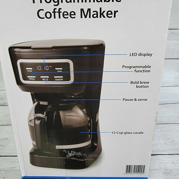Mainstays Kitchen Mainstays 2cup Programmable Digital Coffee Maker
