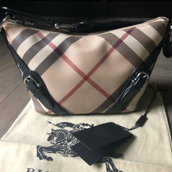 Burberry Bags Burberry Nova Check Coated Canvas Poshmark