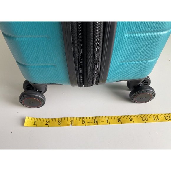 Jeep Bags Jeep Polygon Hardside Luggage 3d Teal 22 Carry On Rolling