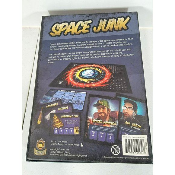 lamp light games Toys Space Junk Board Game By Lamp Light Games