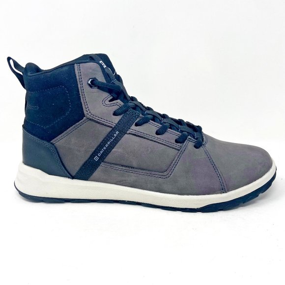 Caterpillar Shoes Caterpillar Cat Quest Mod Hi Gray Mens