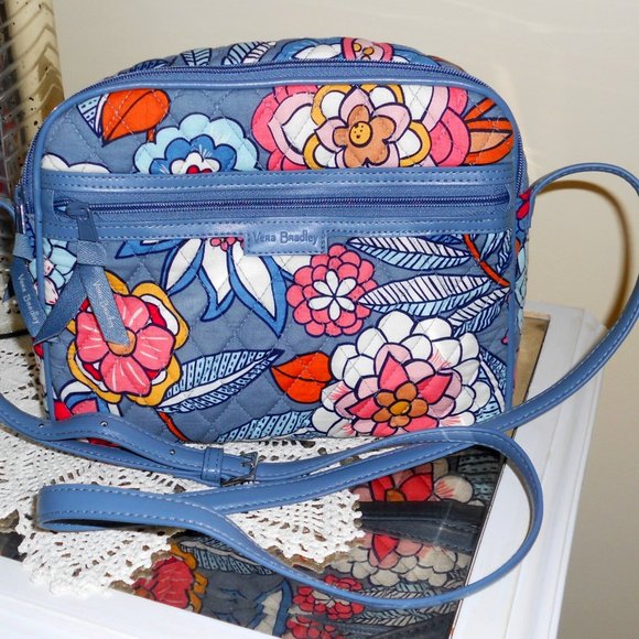 Vera Bradley Bags Vera Bradley Tropical Evening Trimmed Crossbody