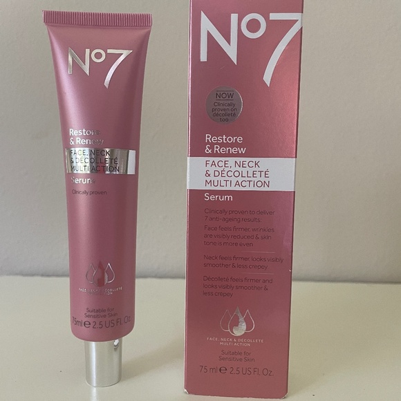 No 7 Skincare No 7 Restore Renew Face Neck Decollete Multi Action