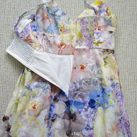 Zimmermann Dresses Zimmermann Rhythmic Picnic Dress Citrus Garden