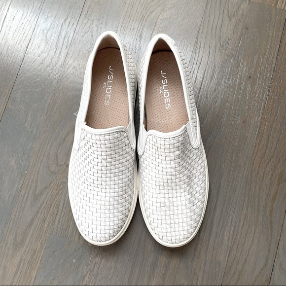 J/SLIDES Shoes Jslide Woven White Loafer Sneakers Sz 7 Poshmark