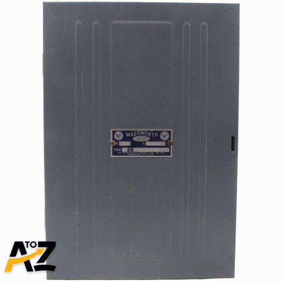 Other Vintage Wadsworth Fuse Box 10 Amp V 120240 Ac Poles 3 N100rw4