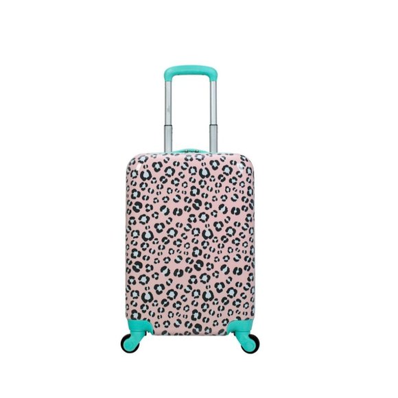 Crckt Bags Crckt Animal Print Hardside Carry On Spinner Suitcase