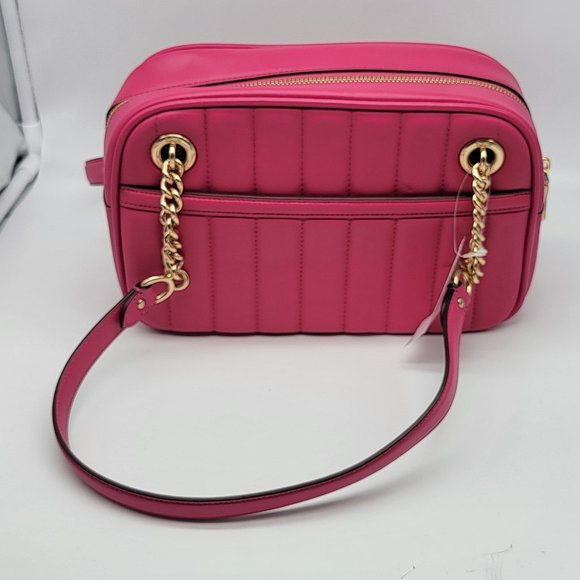 Coach Bags Coach Linear Quilted Cammie Chain Shoulder Bag C851 Bold