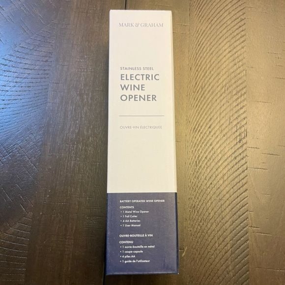 Mark & Graham Dining Mark Graham Electric Wine Opener Nwt Poshmark