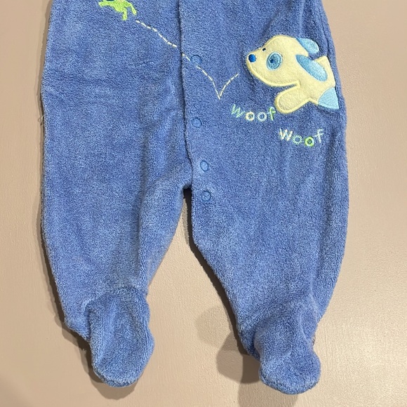Carter's One Pieces Carters Baby 3 Month Puppy Frog Terry Cloth