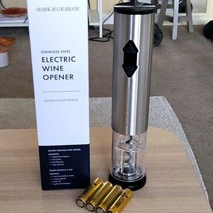 Mark & Graham Kitchen Stainless Steel Electric Wine Opener Poshmark