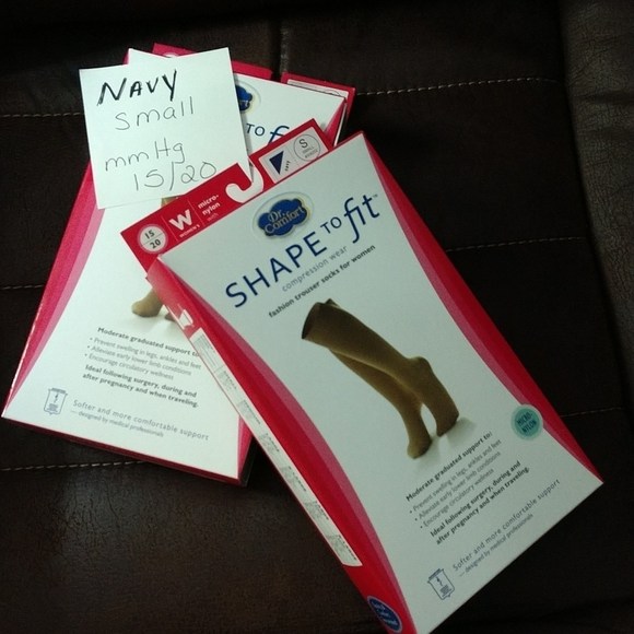 Dr. Comfort Accessories Nwt Navy Shape To Fit Compression