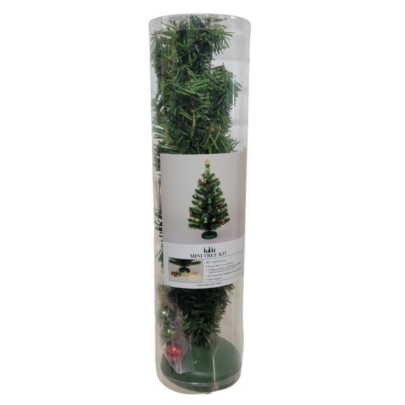 Seasonal Specialties Holiday 6 Tall Mini Christmas Tree Kit W Led