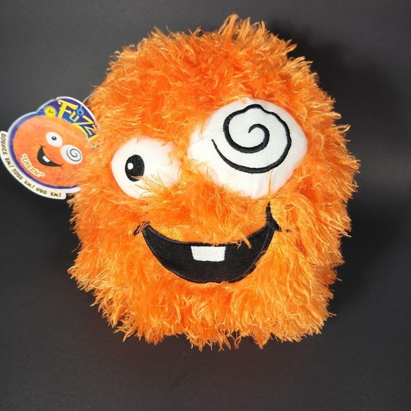 Imperial Toys Toys Fuzzbies Plush Ball Toy Nwt Dizzie Orange Fuzzy
