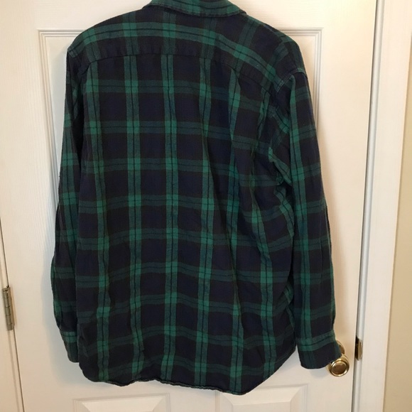 L.L. Bean Shirts Mens Ll Bean Flannel Shirt Size L In Nice Blue And Green Color Poshmark