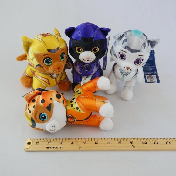 Paw Patrol Toys Lot 4 Paw Patrol Cat Pack Plush Set Shade Rory Wild