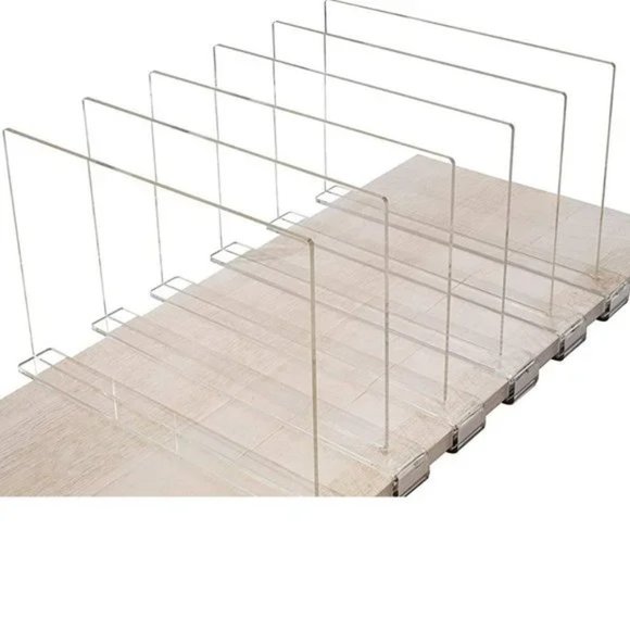 A&R Storage & Organization New In Box Ar 6 Pack Acrylic Shelf
