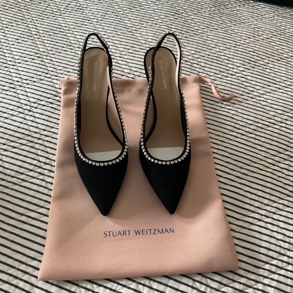 Stuart Weitzman Shoes Stuart Weitzman Dancer Crystal 95 Slingback