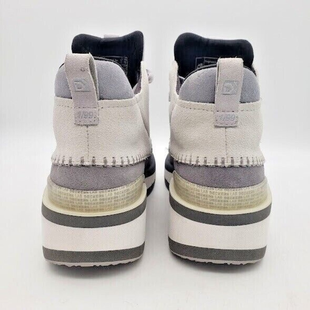 Deckers X Lab KoZ Chukka Wedge Boots White Grey 1118… Gem