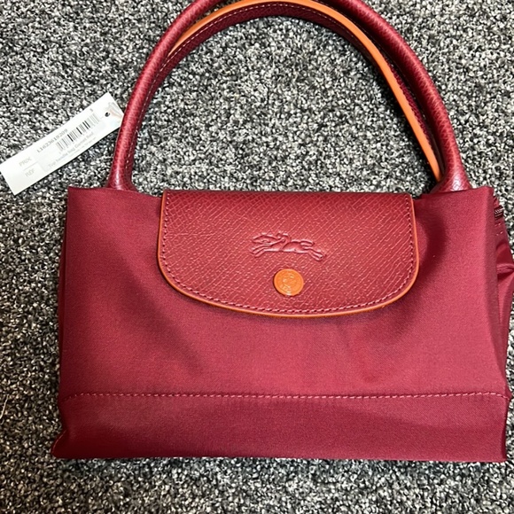Longchamp Bags Longchamp Top Handle Bag Red Poshmark