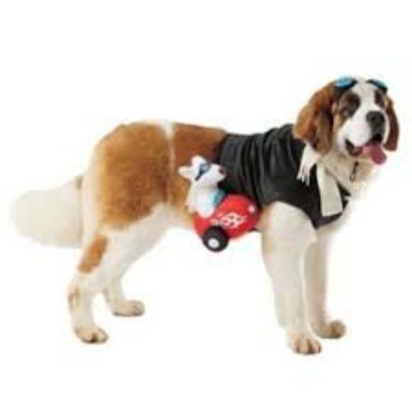 Target Dog Pet Dog Side Car Rider Costume Set Medium Dog 53 Lbs New