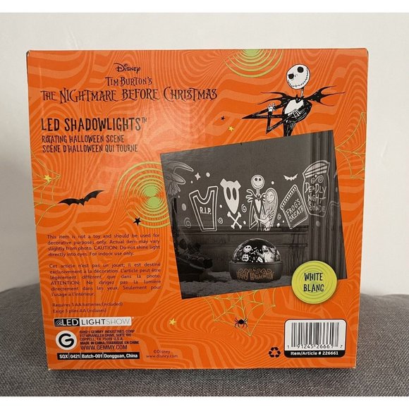Gemmy Holiday Disney Tim Burtons The Nightmare Before Christmas Led
