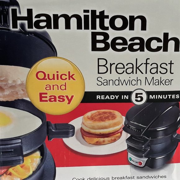 Hamilton Beach Kitchen Hamilton Beach Breakfast Sandwich Maker Poshmark