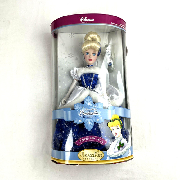Disney Toys 204 Disney Cinderella Doll 4 Porcelain Brass Key