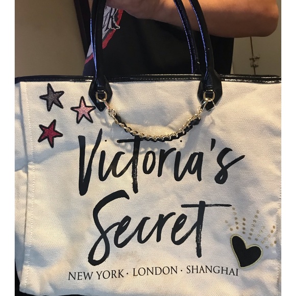 Victoria's Secret Bags New Victorias Secret Canvas Tote Bag City