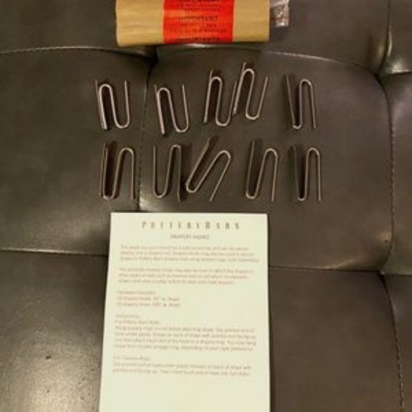 Pottery Barn Accents New Set Of Pottery Barn Drapery Hooks 15 Inch