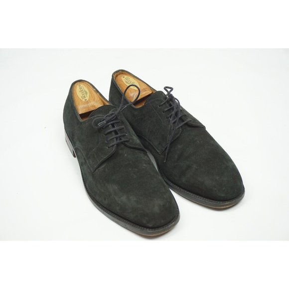 J.M. Weston Shoes Jm Weston Black Suede Nubuck Leather Mens Dress