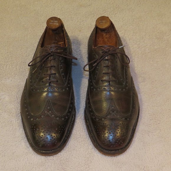 j.m. weston Shoes Jm Weston 398 Vintage Brown Calf Leather Brogues