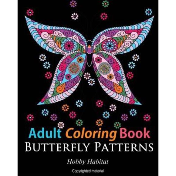 Hobby Habitat Coloring Books Other Adult Coloring Books Butterfly