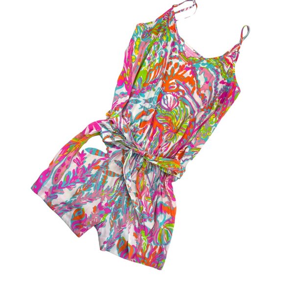 Lilly Pulitzer Shorts Lilly Pulitzer Deanna Tank Top Romper Short