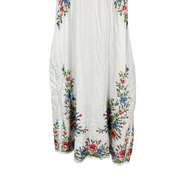 Zimmermann Dresses Zimmermann Juliette Cross Stitch Floral Maxi