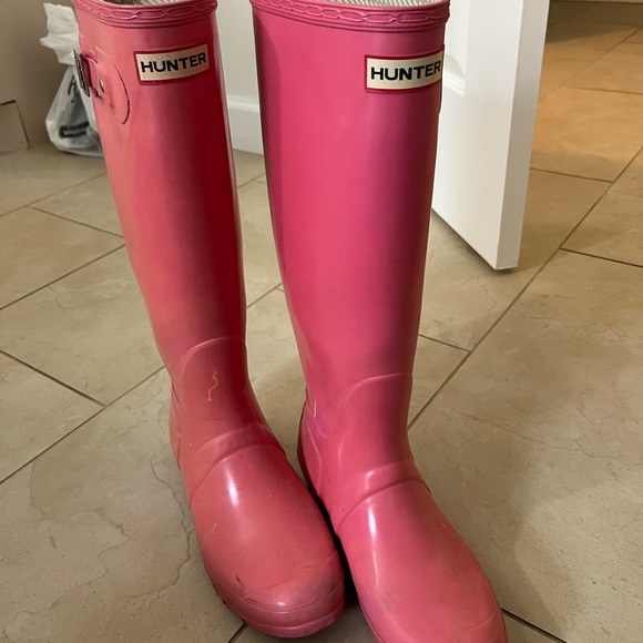 Hunter Shoes Pink Hunter Rain Boots Poshmark