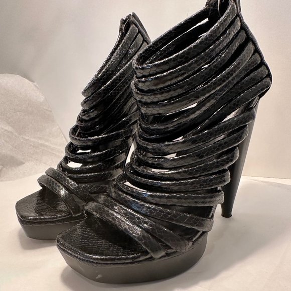 Spring Shoes Spring Faux Snake Strap Pumps With Platform Poshmark