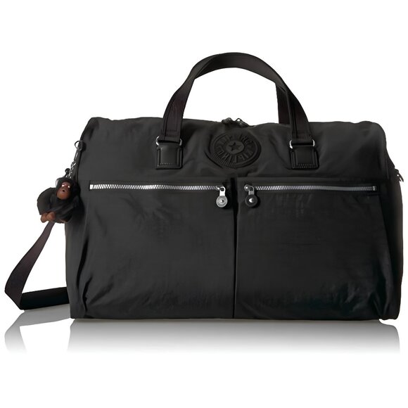 Kipling Bags Kipling Itska Satchel Large Solid Duffle Handbag Black