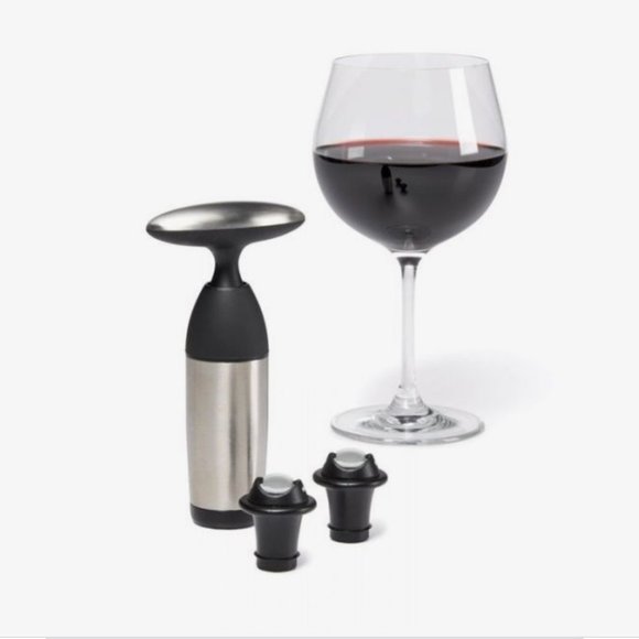 Oxo Kitchen Oxo Steel Vacuum Wine Saver And Preserver Stoppers