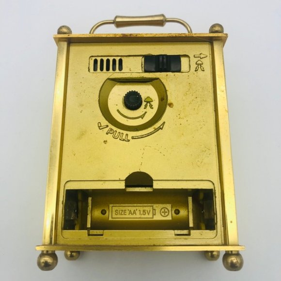 Vintage Accents Vintage Timemaster Quartz Carriage Clock Hong Kong Made Poshmark