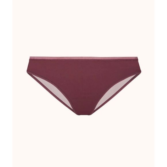 Lively Intimates & Sleepwear Lively Plum Mesh Back Bikini Brief